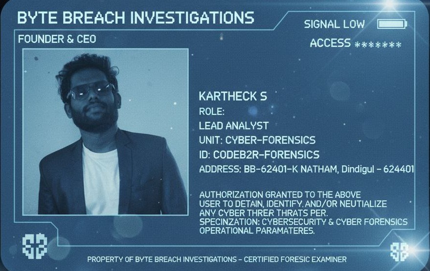 Karthick S., Founder